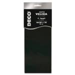 Carta velina 20 gr 50 x 76 cm nero busta 5 fogli - 8809