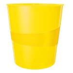 Cestino gettacarte WOW altezza 32,4 cm diametro 29 cm 15 lt giallo - 1833