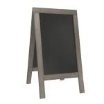 Lavagna Sandwich Nature 131 x 72,7 x 72 cm legno grigio - 5402