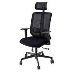 Poltrona semidirezionale Vertigo VRAPG con braccioli regolabili e poggiatesta - 7915