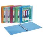 Raccoglitore personalizzabile Lumina 22 x 30 cm 4 anelli tondi 30 mm PP colori assortiti - 887