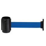Segnapercorso murale Alfa Mural nero diametro 6 cm con nastro blu da 200 cm - 5901
