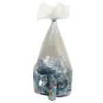 Sacchi - 70 x 110 cm - 110 lt - 22 micron - azzurro trasparente - conf. 10 pezzi - Rolsac - 10465 - 308010405020079 - DMwebShop