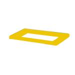 Coperchio per contenitore Bob Color 30 x 20 x 3,5 cm giallo - 12212