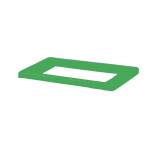 Coperchio per contenitore Bob Color 30 x 20 x 3,5 cm verde - 12200