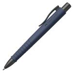 Penna a sfera a scatto Poly Ball Punta 0,7 mm fusto blu navy Faber Castell - 12590