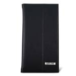 Portabiglietti da visita Professional similpelle nero 12,5x23,5 cm - 14341