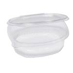 Contenitori ovali in PET - con coperchio incernierato - 18 x 15,1 x 6,5 cm - conf. 50 pezzi - Europack - 1507310001 - 8007626780523 - DMwebShop