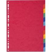 Separatore Forever - 12 tacche - cartoncino riciclato 220 gr - A4 - multicolore - Exacompta - 2012E - 3130630020127 - DMwebShop