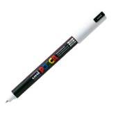 Marcatore a base d'acqua Uni Posca Pen PC1M - punta extra fine - 0,7 mm - bianco - Uni Mitsubishi - M PC1MR BI - 4902778089781 - DMwebShop