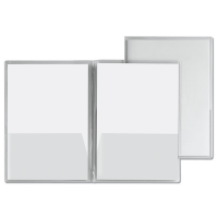 Cartelline con tasche Capri 69/T2 - PVC - 21 x 29,7 cm - cristallo - conf. 5 pezzi - Sei Rota 26069002