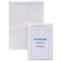 Buste autoadesive Iesti Strip - PVC - A5 - 15 x 21 cm - trasparente - conf. 5 pezzi - Sei Rota - 321521 - 8004972002118 - DMwebShop