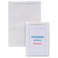 Buste autoadesive Iesti Strip - PVC - A5 - 15 x 21 cm - trasparente - conf. 5 pezzi - Sei Rota - 321521 - 8004972002118 - DMwebShop