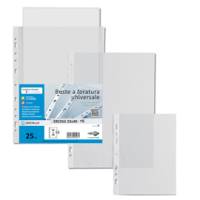 Buste forate Ercole PVC liscio - 22 x 30 cm - trasparente - conf. 25 pezzi - Sei Rota - 502230 - 8004972005522 - DMwebShop