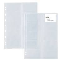 Buste forate Atla Card porta biglietti da visita 20 spazi PPL - 21 x 29,7 cm - trasparente - conf. 10 pezzi - Sei Rota - 662131 - 8004972012247 - DMwebShop