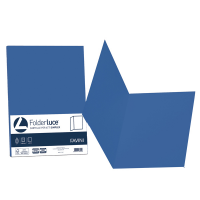 Cartelline semplici Luce - 200 gr - 25 x 34 cm - blu prussia - conf. 50 pezzi - Favini A50K664