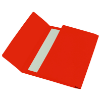 Cartelline a busta cartoncino Bristol - 200 gr - 26 x 34 cm - rosso - conf. 25 pezzi - Cart. Garda
