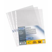 Buste forate Special PP - Linear - buccia - 22 x 30 cm - trasparente - conf. 50 pezzi - Favorit - 100460040 - 8006779001455 - DMwebShop
