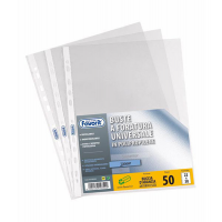 Buste forate Special PP - Linear - buccia - 22 x 30 cm - trasparente - conf. 50 pezzi - Favorit - 100460040 - 8006779001455 - DMwebShop
