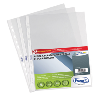 Buste forate Special PP - Superior - liscia - 22 x 30 cm - trasparente - conf. 50 pezzi - Favorit - 100460120 - 8006779006306 - DMwebShop
