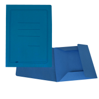 Cartelline 3 lembi con stampa cartoncino Manilla - 200 gr - 25 x 33 cm - azzurro - conf. 50 pezzi - Cart. Garda - CG0111MLSXXAJ06 - 8001182001825 - DMwebShop