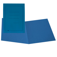 Cartelline semplici con stampa cartoncino Manilla - 145 gr - 25 x 34 cm - azzurro - conf. 100 pezzi - Cart. Garda