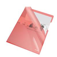 Cartelline a L PVC liscio - 21 x 29,7 cm - rosso cristallo - conf. 25 pezzi - Esselte - 55433 - 5902812554335 - DMwebShop