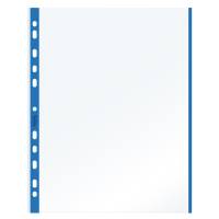 Buste forate con banda colorata Linear buccia - 21 x 29,7 cm - blu - conf. 10 pezzi - Favorit - 100460032 - 8006779318508 - DMwebShop