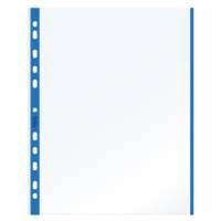 Buste forate con banda colorata Linear buccia - 21 x 29,7 cm - blu - conf. 10 pezzi - Favorit - 100460032 - 8006779318508 - DMwebShop