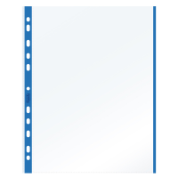 Buste forate con banda colorata Linear buccia - 21 x 29,7 cm - blu - conf. 10 pezzi - Favorit - 100460032 - 8006779318508 - DMwebShop
