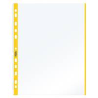 Buste forate con banda colorata Linear buccia - 21 x 29,7 cm - giallo - conf. 10 pezzi - Favorit - 100460029 - 8006779318355 - DMwebShop
