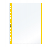 Buste forate con banda colorata Linear buccia - 21 x 29,7 cm - giallo - conf. 10 pezzi - Favorit - 100460029 - 8006779318355 - DMwebShop
