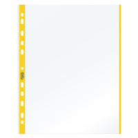 Buste forate con banda colorata Linear buccia - 21 x 29,7 cm - giallo - conf. 10 pezzi - Favorit - 100460029 - 8006779318355 - DMwebShop