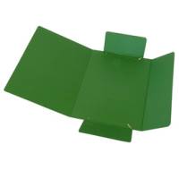 Cartellina con elastico presspan 3 lembi - 700 gr - 25 x 34 cm - verde - conf. 10 pezzi - Cart. Garda - CG0032PBXXXAE03 - 51440A - DMwebShop