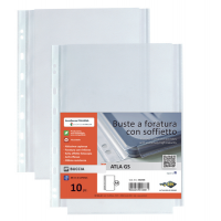 Buste forate con soffietto Atla GS - buccia - 21 x 29,7 cm - conf. 10 pezzi - Sei Rota - 662506 - 8004972018881 - DMwebShop
