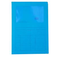 Cartelline a L con finestra Sintex cartoncino - 120 gr - 22 x 31 cm - azzurro - conf. 50 pezzi - Blasetti - 572 - 8007758005723 - DMwebShop