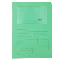 Cartelline a L con finestra Sintex cartoncino - 120 gr - 22 x 31 cm - verde - conf. 50 pezzi - Blasetti - 573 - 8007758005730 - DMwebShop