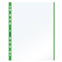 Buste forate con banda colorata Linear buccia - 21 x 29,7 cm - verde - conf. 10 pezzi - Favorit - 100460031 - 8006779318454 - DMwebShop