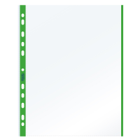 Buste forate con banda colorata Linear buccia - 21 x 29,7 cm - verde - conf. 10 pezzi - Favorit - 100460031 - 8006779318454 - DMwebShop