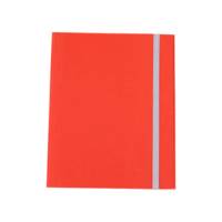 Cartella con elastico - fibrone - 3 lembi - 27 x 37 cm - rosso - conf. 5 pezzi - Cart. Garda - CG0075FEXXXAC02 - 8001182002761 - DMwebShop