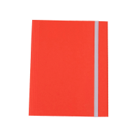 Cartella con elastico fibrone 3 lembi - 27 x 37 cm - rosso - conf. 5 pezzi - Cart. Garda - CG0075FEXXXAC02 - 8001182002761 - DMwebShop