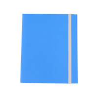 Cartella con elastico fibrone 3 lembi - 27 x 37 cm - blu - conf. 5 pezzi - Cart. Garda - CG0075FEXXXAC06 - 8001182002754 - DMwebShop
