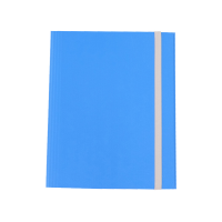 Cartella con elastico fibrone 3 lembi - 27 x 37 cm - blu - conf. 5 pezzi - Cart. Garda - CG0075FEXXXAC06 - 8001182002754 - DMwebShop