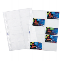 Buste forate porta cards PPL 10 tasche - 21,5 x 29,7 cm - trasparente - conf. 10 pezzi - Favorit - 100460075 - 8006779002506 - DMwebShop