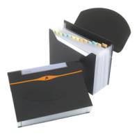 Cartella a soffietto Optima - 13 tasche - 23 x 33 cm - nero - Rexel - 2102483 - 5028252066952 - DMwebShop