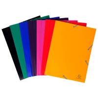Cartellina 3 lembi - con elastici - PPL - 24 x 32 cm - nero - conf. 30 pezzi - Exacompta - 55901E - 3130630559016 - DMwebShop