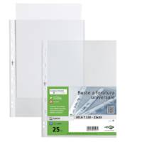 Buste forate Atla T pesante liscio 23 x 33 cm trasparente Sei Rota 662317 - 4152