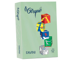 Carta Le Cirque - A4 - 160 gr - verde pastello 107 - conf. 250 fogli - Favini - A74P304 - 8025478320674 - DMwebShop
