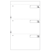 Blocco comande a 3 tagliandi - 25-25 fogli autoricalcanti - 17 x 9,9 cm - Edipro E5917