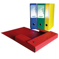 Scatola progetto KingPro - con portaetichetta - dorso 8 cm - rosso - Starline - STL5109 - 8025133029270 - DMwebShop